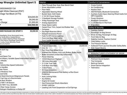 Used 2022 Jeep Wrangler Unlimited Sport AWD/4WD image 6
