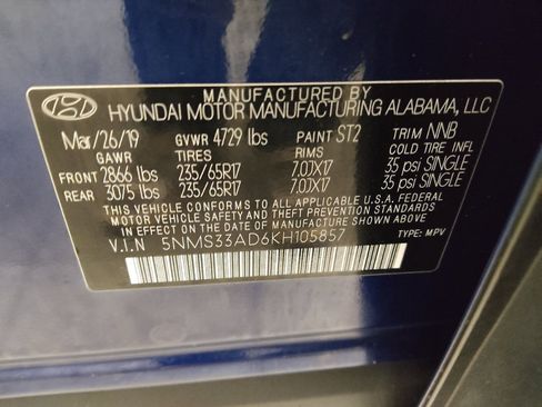 Used 2019 Hyundai Santa Fe SEL FWD image 33