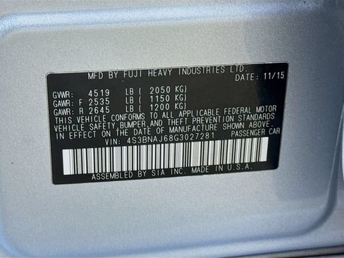 Used 2016 Subaru Legacy 2.5i Limited w/ Popular Package #4 AWD/4WD image 37