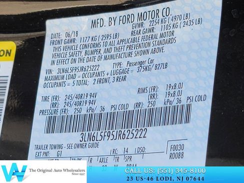 Used 2018 Lincoln MKZ Reserve w/ Climate Package image 20