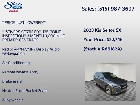 Used 2023 Kia Seltos SX AWD/4WD image 8