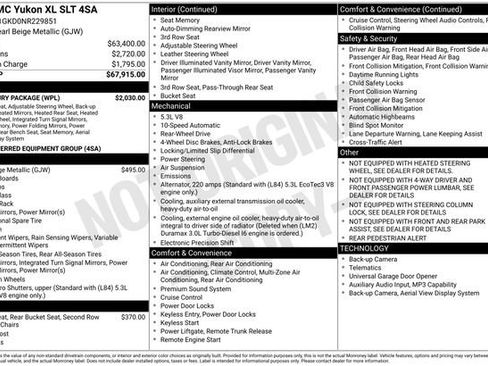Used 2022 GMC Yukon XL SLT w/ SLT Luxury Package RWD image 33