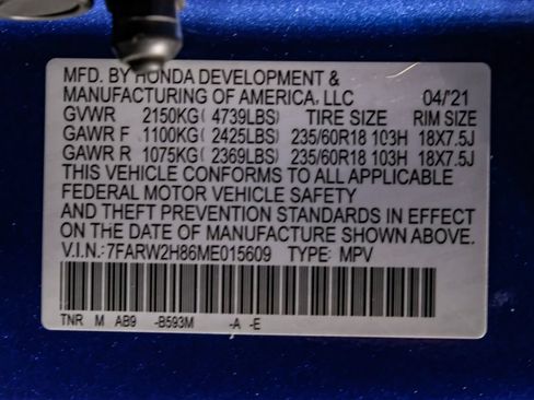 Used 2021 Honda CR-V EX-L image 55