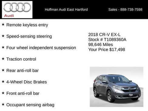 Used 2018 Honda CR-V EX-L image 18