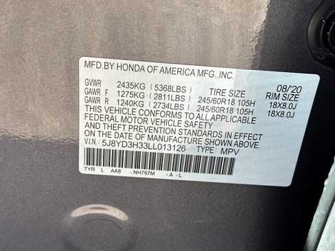 Used 2020 Acura MDX FWD image 26