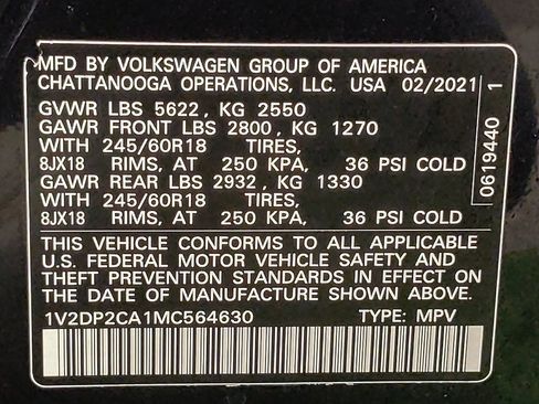 Used 2021 Volkswagen Atlas SE FWD image 33