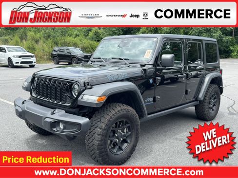 Used 2025 Jeep Wrangler Unlimited Sport S 4xe AWD/4WD image 1