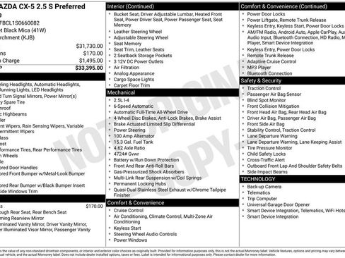 Certified 2025 MAZDA CX-5 AWD 2.5 S w/ Preferred Package image 27