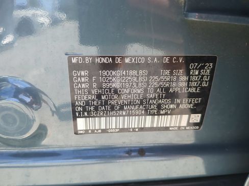 Certified 2024 Honda HR-V Sport image 31