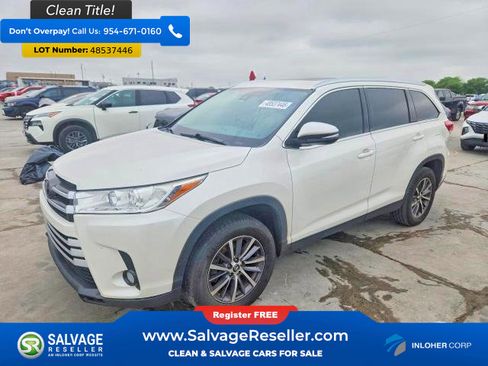 Used 2019 Toyota Highlander XLE image 1