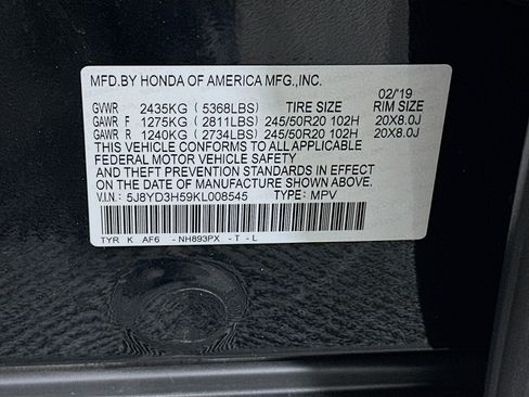 Used 2019 Acura MDX FWD w/ Technology Package image 12