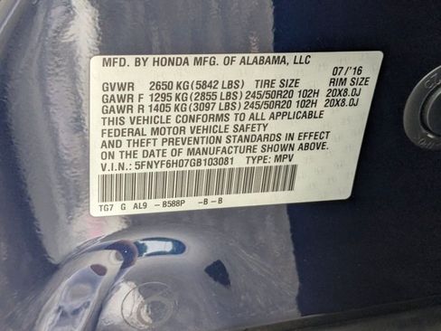 Used 2016 Honda Pilot Elite image 25