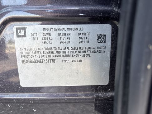 Used 2014 Buick LaCrosse Leather w/ Driver Confidence Package FWD image 5