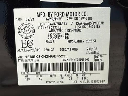 Used 2022 Ford Explorer ST-Line AWD/4WD image 28