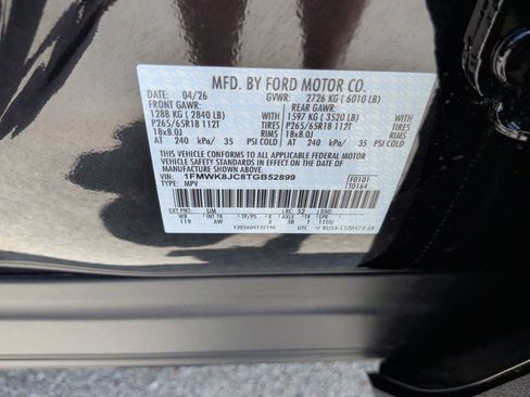 Used 2026 Ford Explorer Tremor w/ Tremor Ultimate Package AWD/4WD image 53