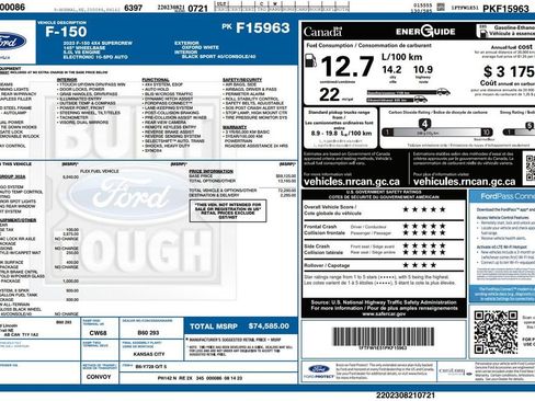 Used 2023 Ford F150 XLT w/ Equipment Group 302A High image 4