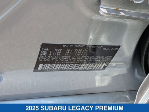 Certified 2025 Subaru Legacy Premium image 37