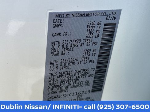 New 2026 Nissan Murano SL AWD/4WD image 34