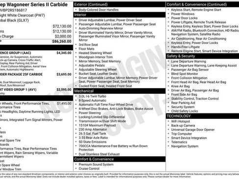 Used 2024 Jeep Wagoneer Series II w/ Convenience Group I AWD/4WD image 1