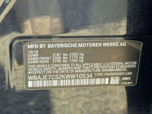 Used 2019 BMW 540i xDrive image 27