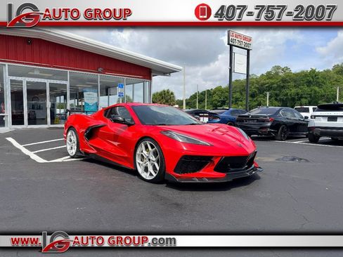 Used 2020 Chevrolet Corvette Stingray Coupe w/ Engine Appearance Package RWD image 1
