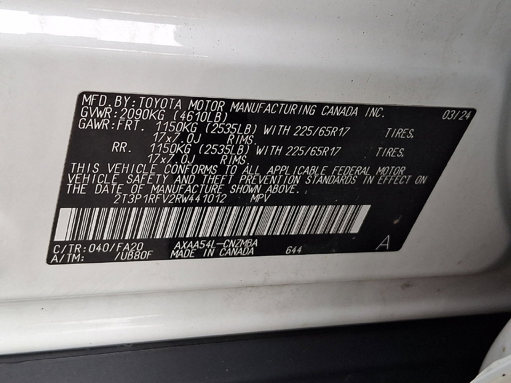 Used 2024 Toyota RAV4 XLE AWD/4WD image 22
