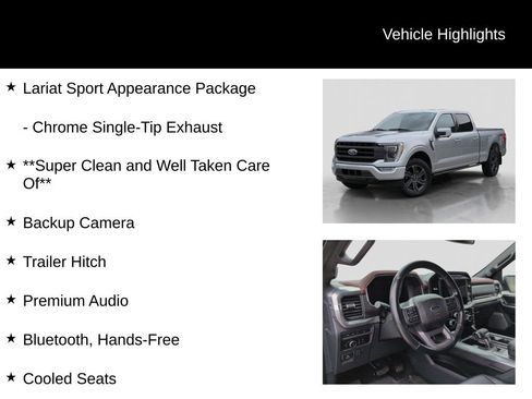Certified 2023 Ford F150 Lariat w/ Equipment Group 502A High AWD/4WD image 21