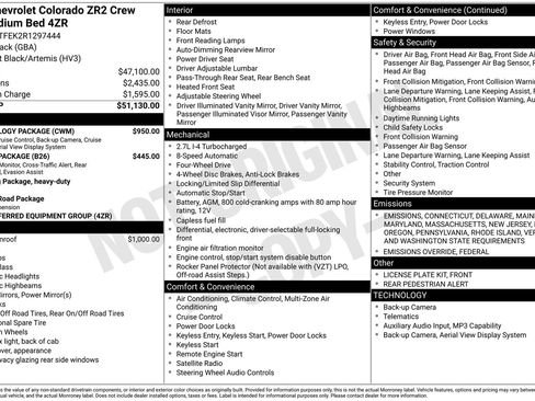 Certified 2024 Chevrolet Colorado ZR2 w/ Technology Package image 40