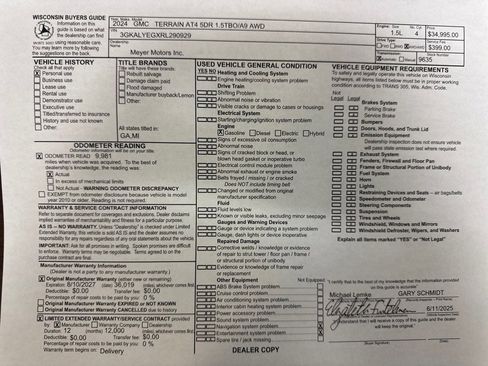 Used 2024 GMC Terrain AT4 w/ LPO, 'HIT The Road' Package image 32