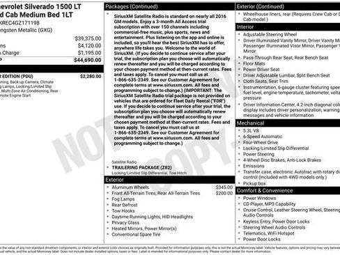 Used 2016 Chevrolet Silverado 1500 LT w/ All Star Edition image 7