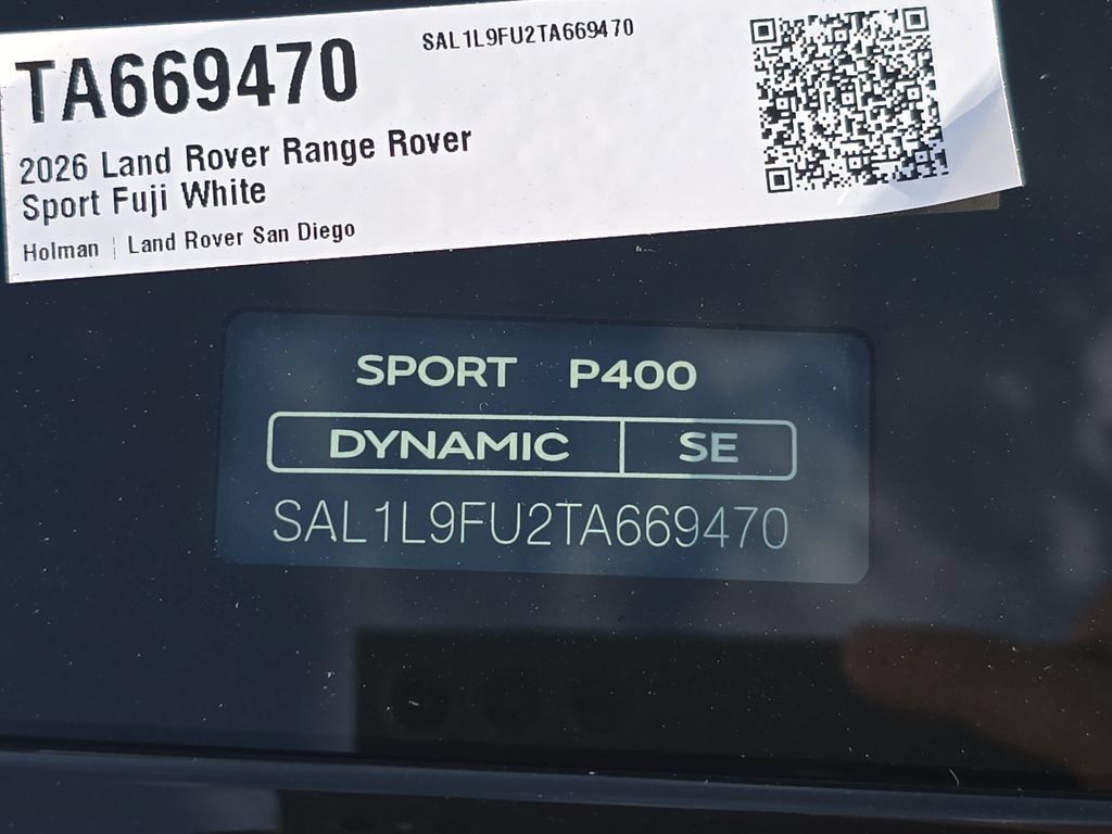 New 2026 Land Rover Range Rover Sport Dynamic SE AWD/4WD image 37