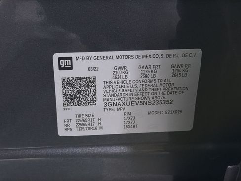 Used 2022 Chevrolet Equinox LT AWD/4WD image 40