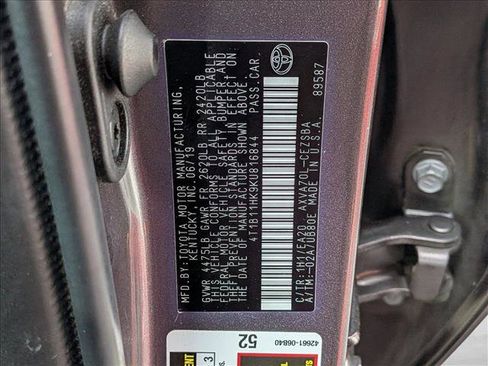 Certified 2019 Toyota Camry SE w/ Carpet Mat Package FWD image 24