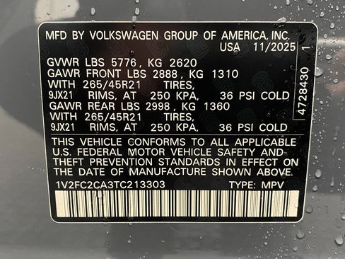 New 2026 Volkswagen Atlas Cross Sport SEL Premium R-Line AWD/4WD image 37