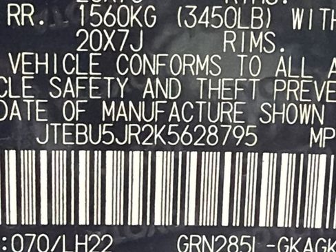 Used 2019 Toyota 4Runner Limited image 33