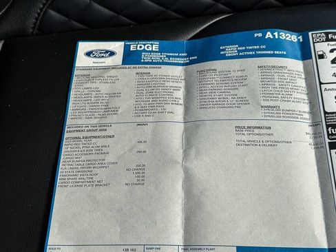 Used 2023 Ford Edge Titanium w/ Cargo Accessory Package AWD/4WD image 40