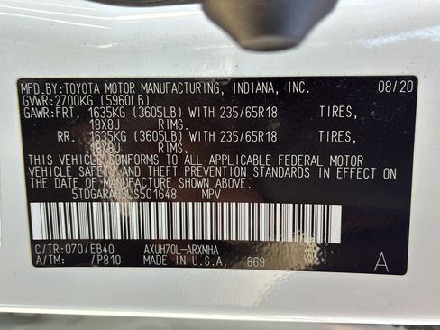 Used 2020 Toyota Highlander XLE FWD image 35