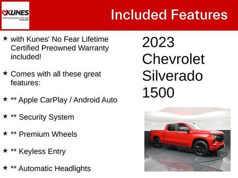 Used 2023 Chevrolet Silverado 1500 Custom AWD/4WD image 4