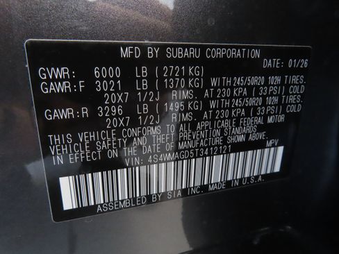 New 2026 Subaru Ascent Limited image 31