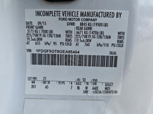 Used 2016 Ford F550 2WD Regular Cab Super Duty image 49