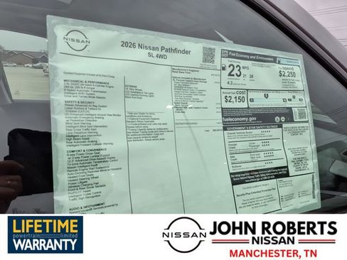 New 2026 Nissan Pathfinder SL image 19