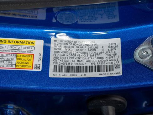 Certified 2024 Honda Civic Sport image 32