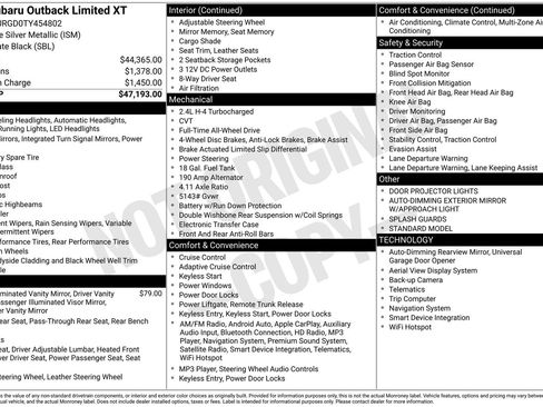 New 2026 Subaru Outback Limited XT AWD/4WD image 4