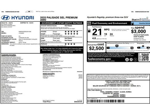 Used 2025 Hyundai Palisade SEL image 2