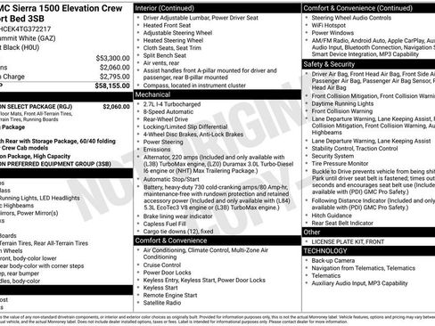 New 2026 GMC Sierra 1500 Elevation w/ Elevation Select Package RWD image 35