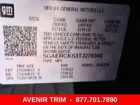 New 2026 Buick Enclave Avenir w/ Super Cruise Package FWD image 31