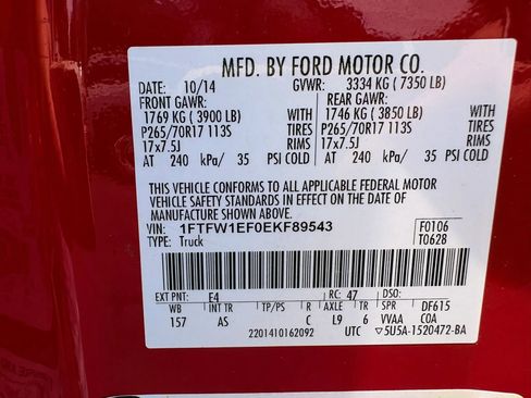 Used 2014 Ford F150 XL w/ Equipment Group 101A Mid AWD/4WD image 30