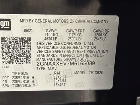 Used 2021 Chevrolet Equinox Premier w/ Redline Edition AWD/4WD image 27