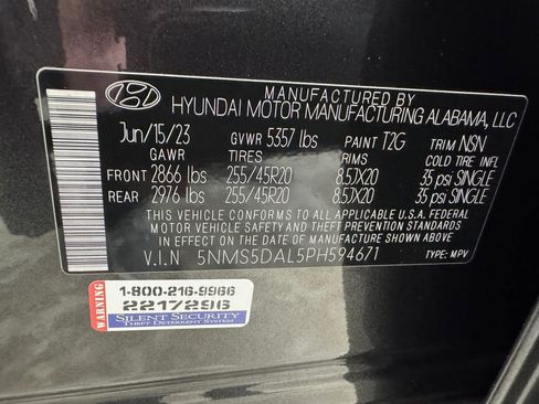 Used 2023 Hyundai Santa Fe Calligraphy w/ Cargo Package AWD/4WD image 30