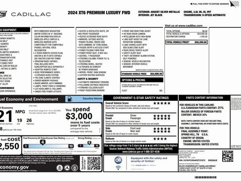 Used 2024 Cadillac XT6 Premium Luxury image 4